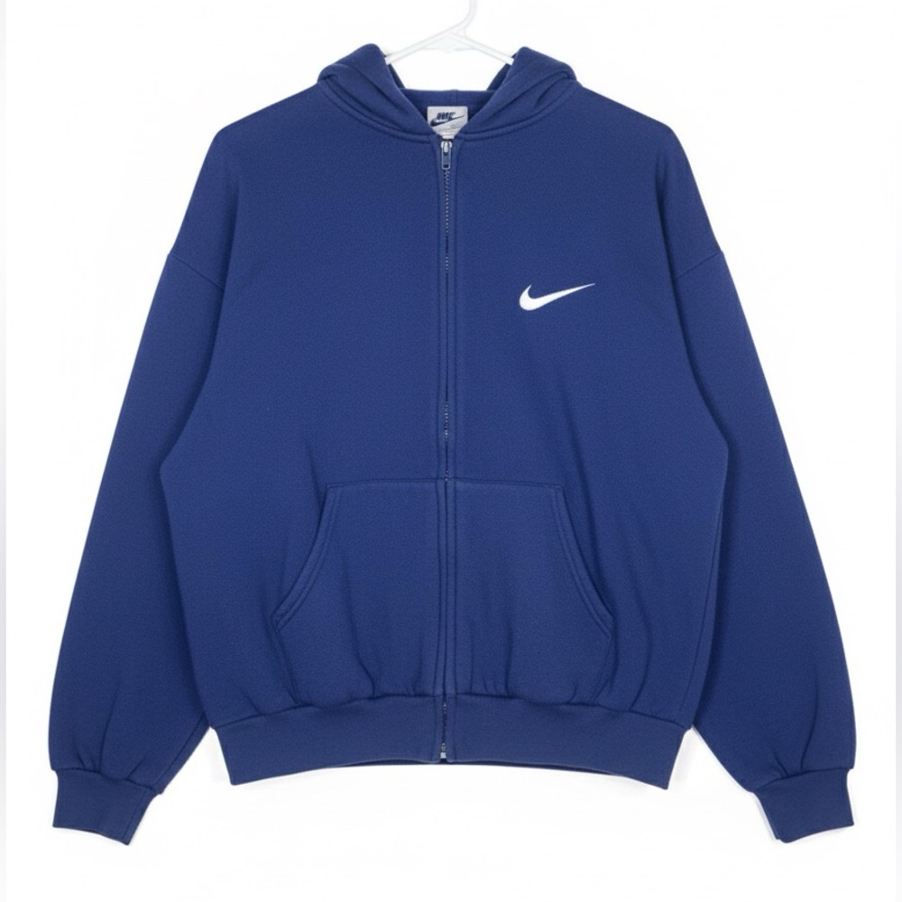 NIKE Vintage 90’s Men’s Athleisure Embroidered Zip Up Hoodie